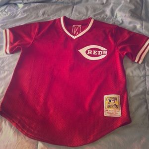 Men’s Johnny bench authentic baseball jersey